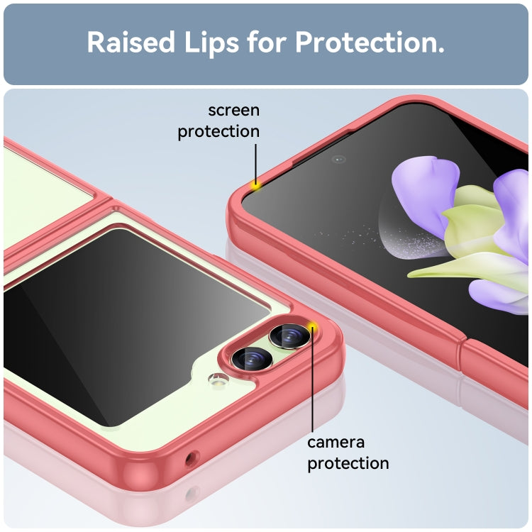 For Samsung Galaxy Z Flip5 Colorful Series Acrylic + TPU Phone Case