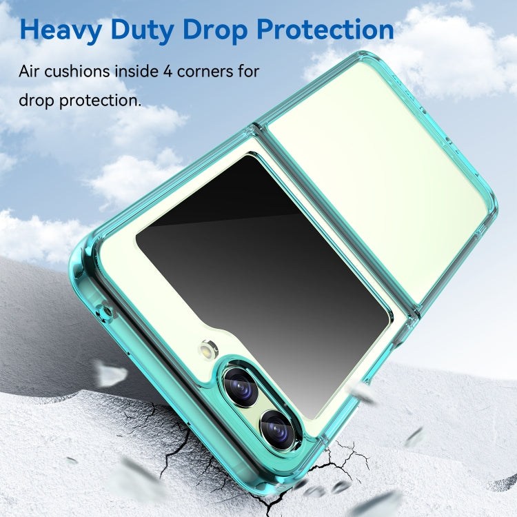 For Samsung Galaxy Z Flip5 Colorful Series Acrylic + TPU Phone Case