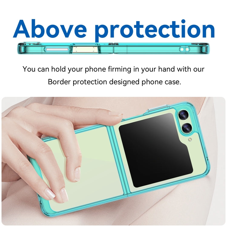 For Samsung Galaxy Z Flip5 Colorful Series Acrylic + TPU Phone Case