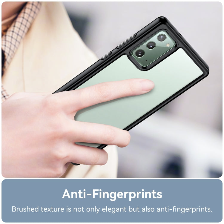 For Samsung Galaxy Note20 Colorful Series Acrylic + TPU Phone Case