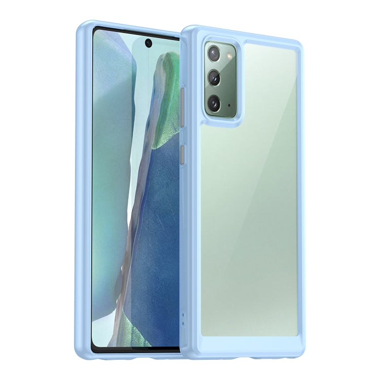 For Samsung Galaxy Note20 Colorful Series Acrylic + TPU Phone Case