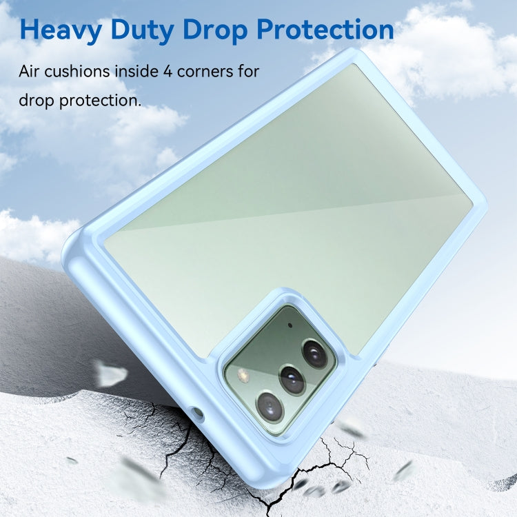 For Samsung Galaxy Note20 Colorful Series Acrylic + TPU Phone Case
