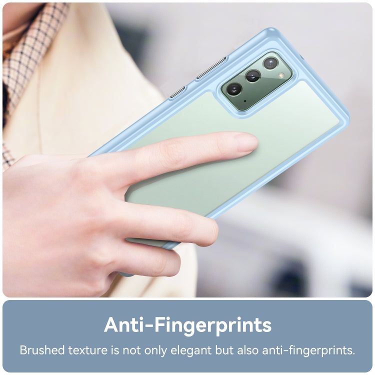 For Samsung Galaxy Note20 Colorful Series Acrylic + TPU Phone Case