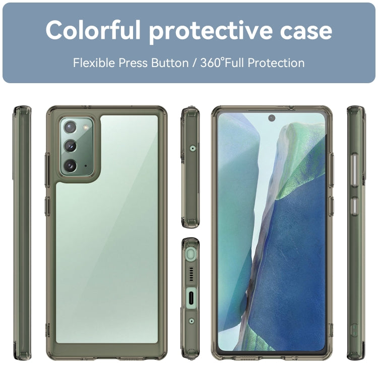 For Samsung Galaxy Note20 Colorful Series Acrylic + TPU Phone Case