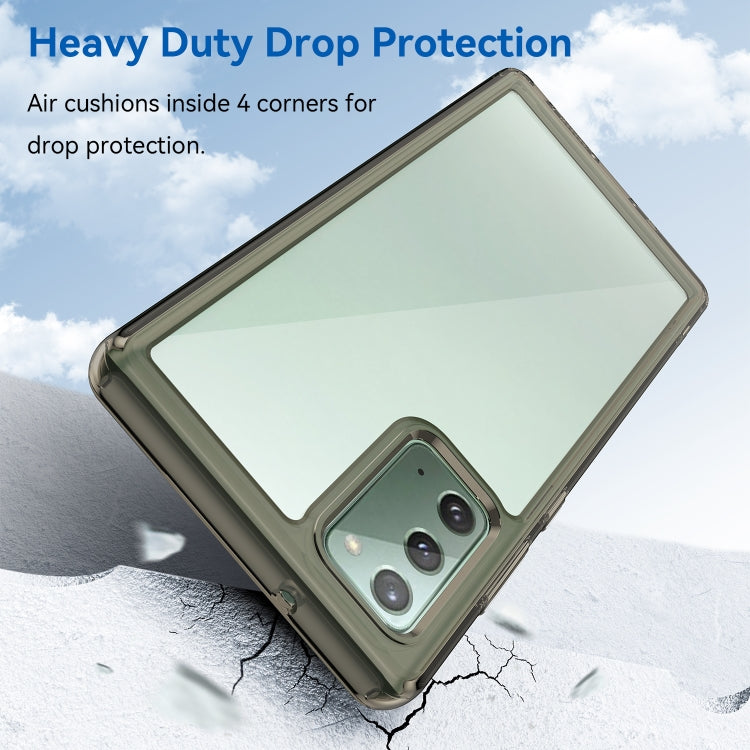 For Samsung Galaxy Note20 Colorful Series Acrylic + TPU Phone Case