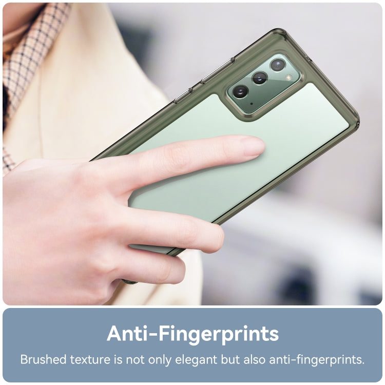 For Samsung Galaxy Note20 Colorful Series Acrylic + TPU Phone Case