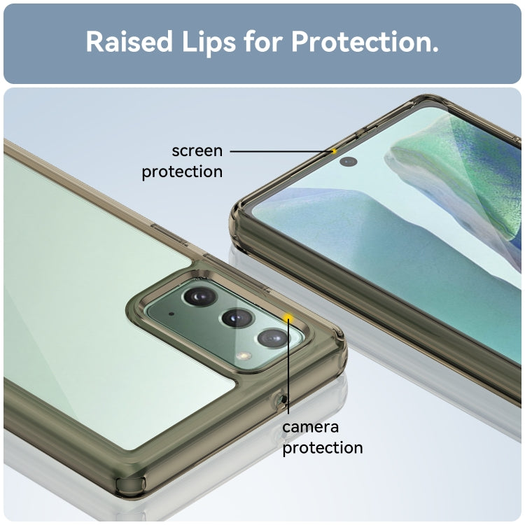 For Samsung Galaxy Note20 Colorful Series Acrylic + TPU Phone Case