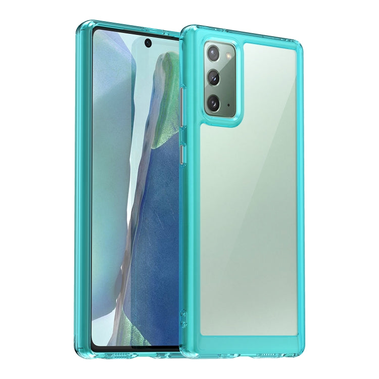 For Samsung Galaxy Note20 Colorful Series Acrylic + TPU Phone Case