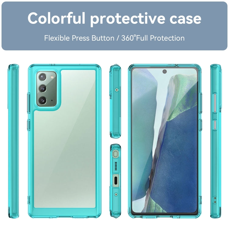 For Samsung Galaxy Note20 Colorful Series Acrylic + TPU Phone Case