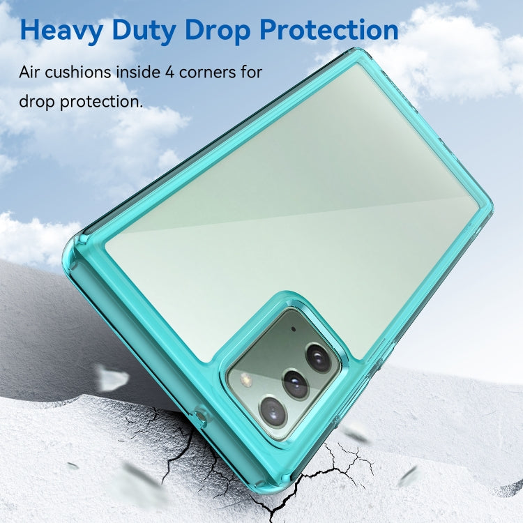 For Samsung Galaxy Note20 Colorful Series Acrylic + TPU Phone Case