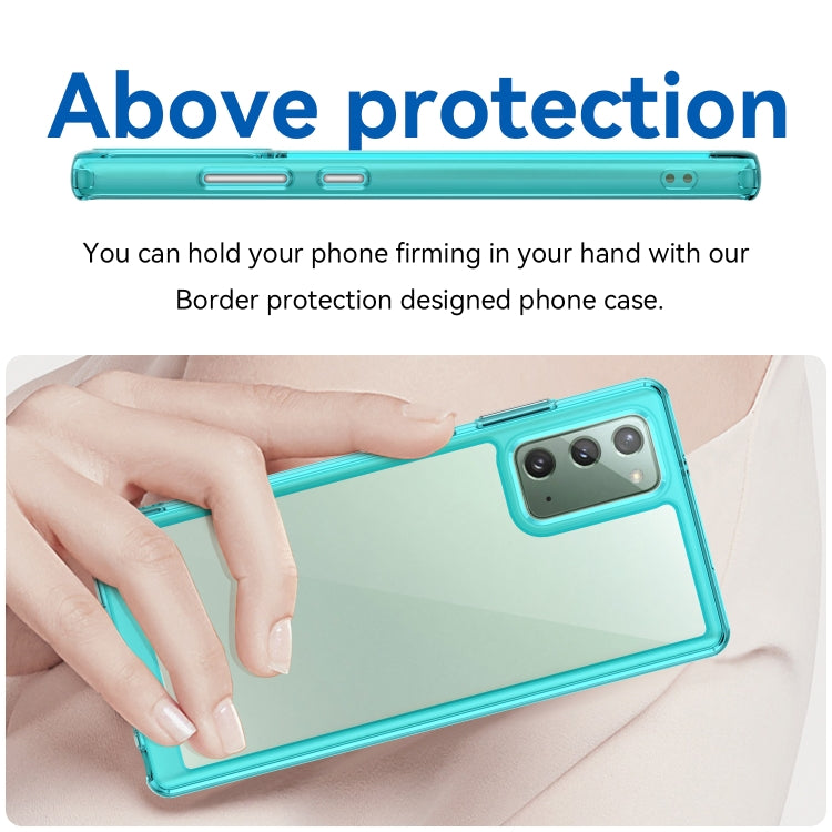 For Samsung Galaxy Note20 Colorful Series Acrylic + TPU Phone Case