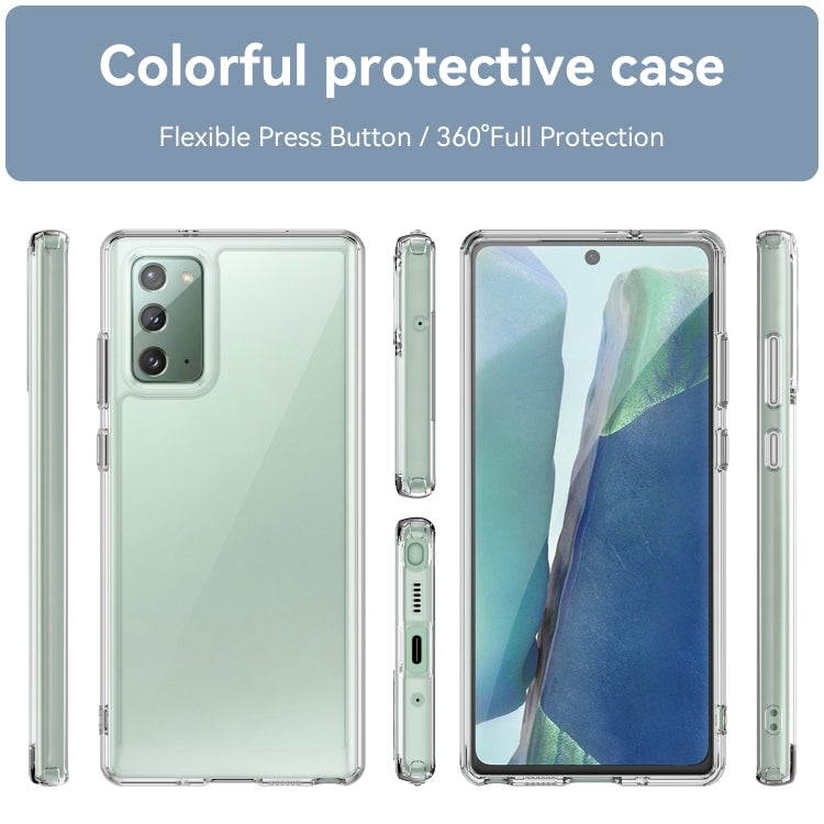 For Samsung Galaxy Note20 Colorful Series Acrylic + TPU Phone Case