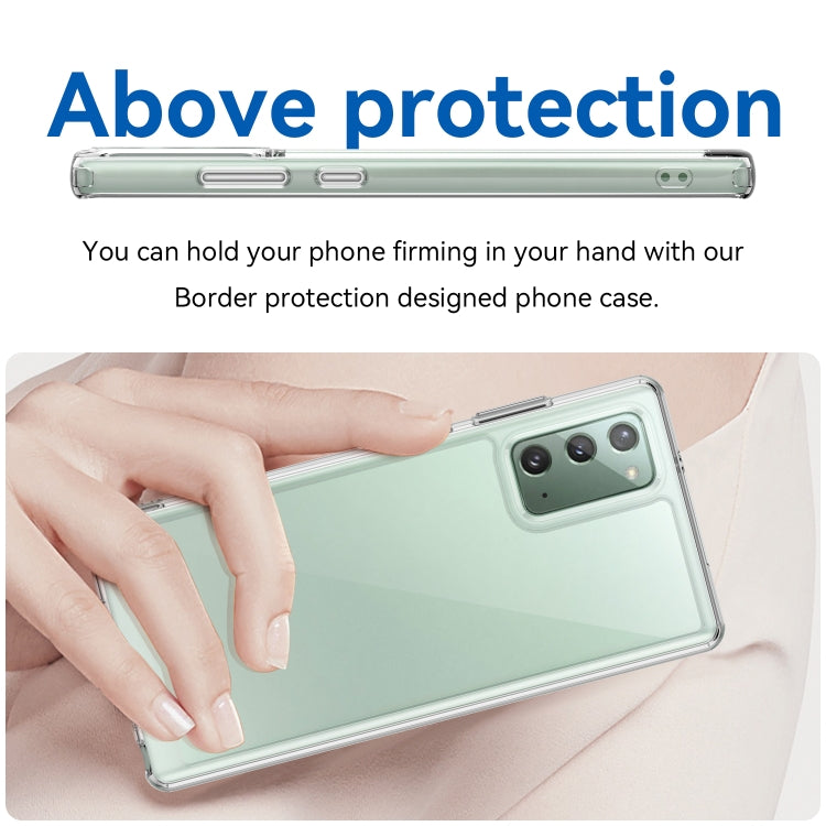 For Samsung Galaxy Note20 Colorful Series Acrylic + TPU Phone Case