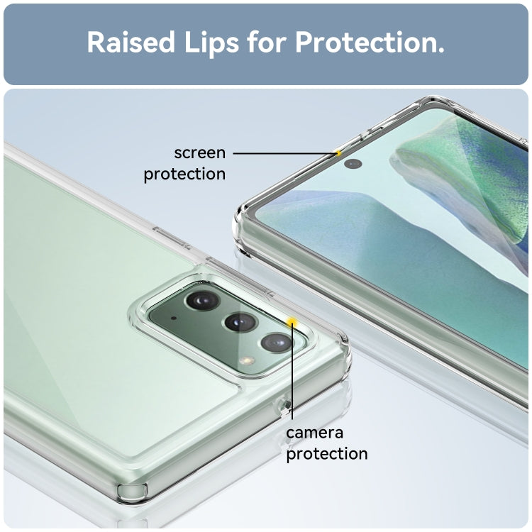 For Samsung Galaxy Note20 Colorful Series Acrylic + TPU Phone Case