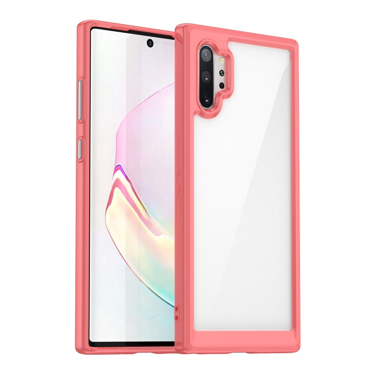 For Samsung Galaxy Note10+ Colorful Series Acrylic + TPU Phone Case