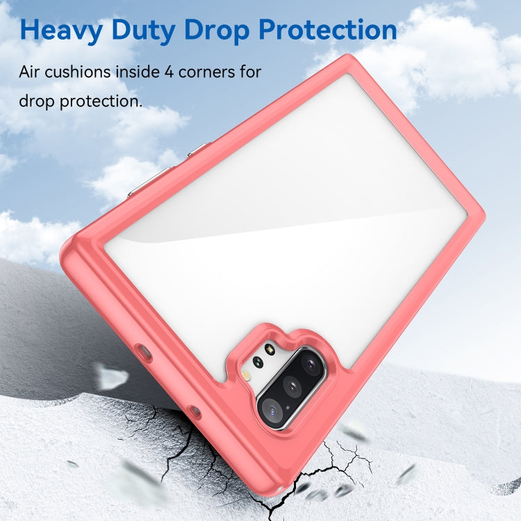 For Samsung Galaxy Note10+ Colorful Series Acrylic + TPU Phone Case