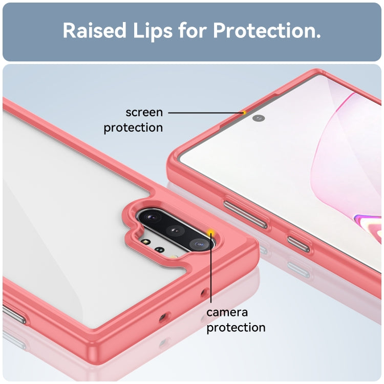 For Samsung Galaxy Note10+ Colorful Series Acrylic + TPU Phone Case