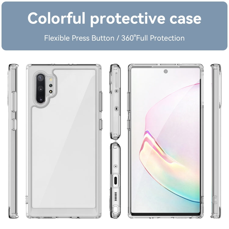 For Samsung Galaxy Note10+ Colorful Series Acrylic + TPU Phone Case