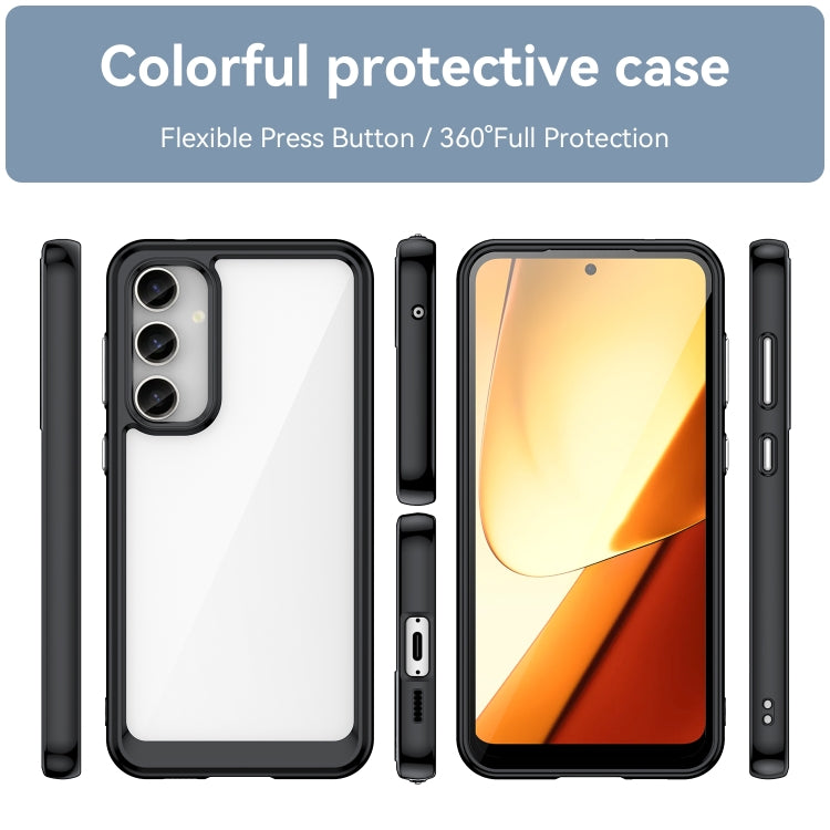 For Samsung Galaxy S23 FE Colorful Series Acrylic + TPU Phone Case