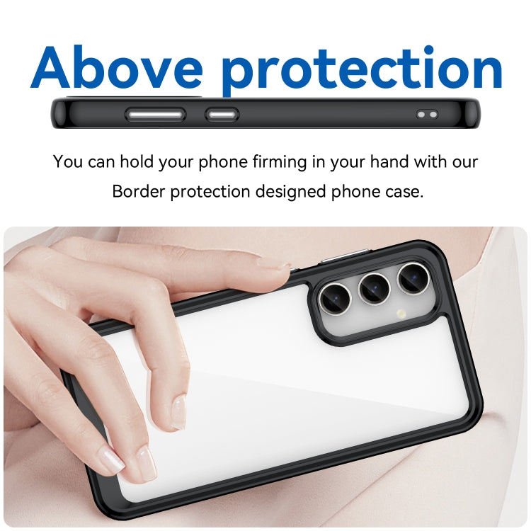For Samsung Galaxy S23 FE Colorful Series Acrylic + TPU Phone Case