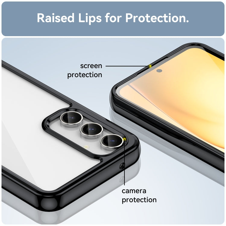 For Samsung Galaxy S23 FE Colorful Series Acrylic + TPU Phone Case