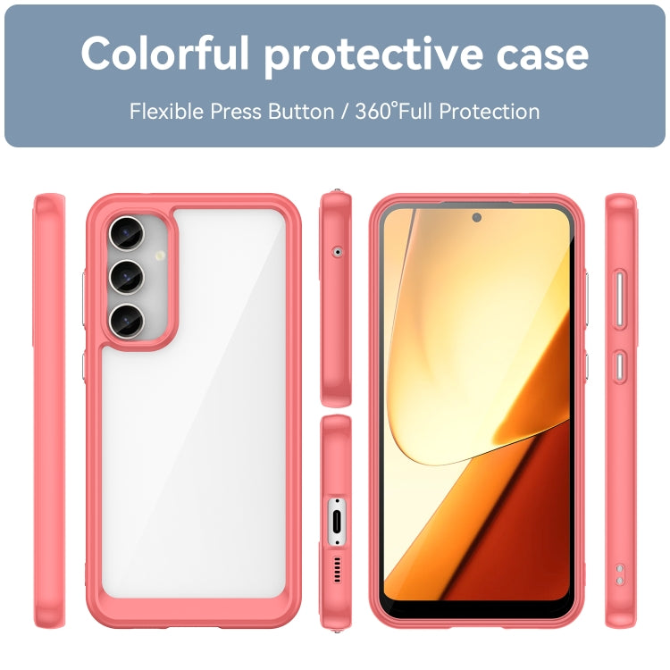 For Samsung Galaxy S23 FE Colorful Series Acrylic + TPU Phone Case