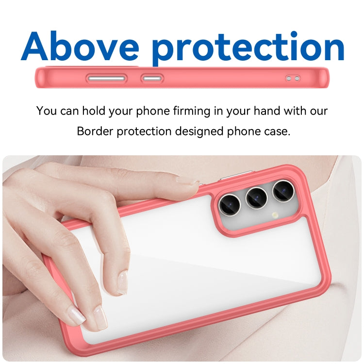 For Samsung Galaxy S23 FE Colorful Series Acrylic + TPU Phone Case