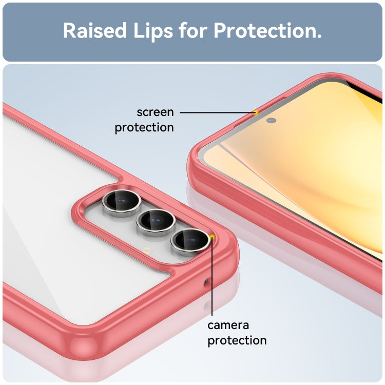 For Samsung Galaxy S23 FE Colorful Series Acrylic + TPU Phone Case