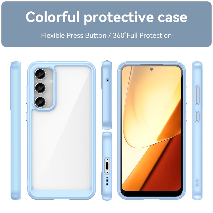 For Samsung Galaxy S23 FE Colorful Series Acrylic + TPU Phone Case