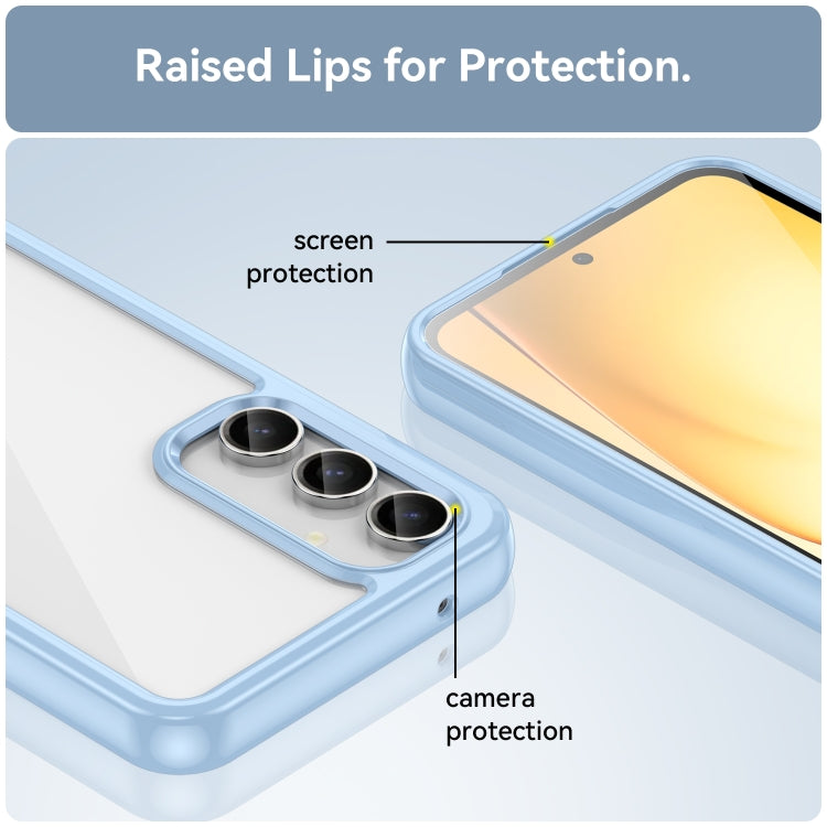 For Samsung Galaxy S23 FE Colorful Series Acrylic + TPU Phone Case