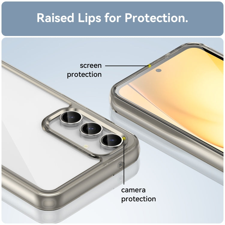 For Samsung Galaxy S23 FE Colorful Series Acrylic + TPU Phone Case