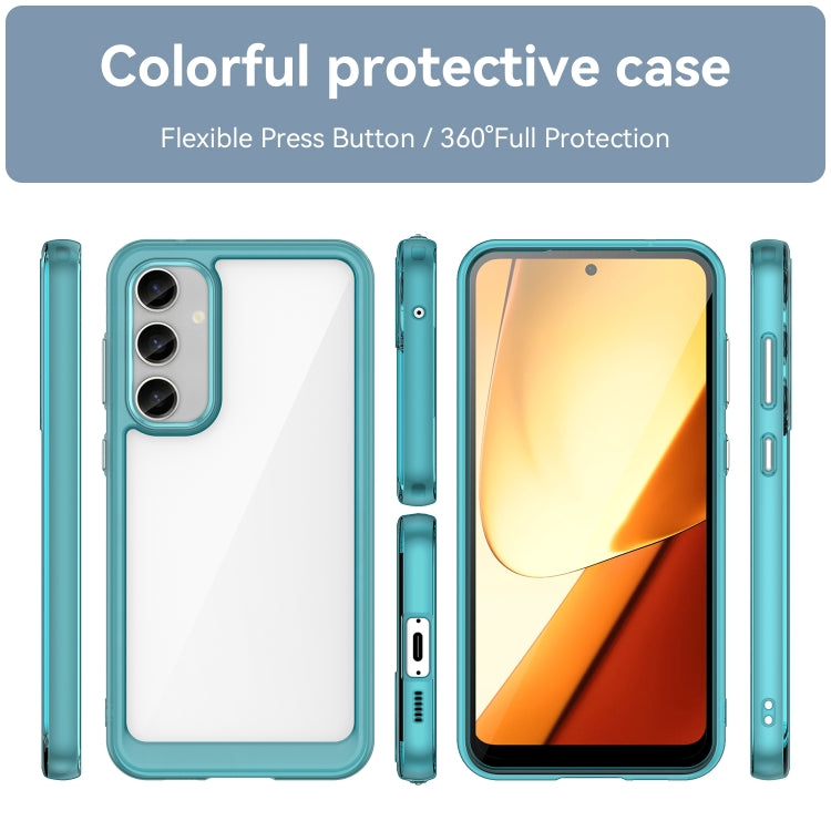 For Samsung Galaxy S23 FE Colorful Series Acrylic + TPU Phone Case