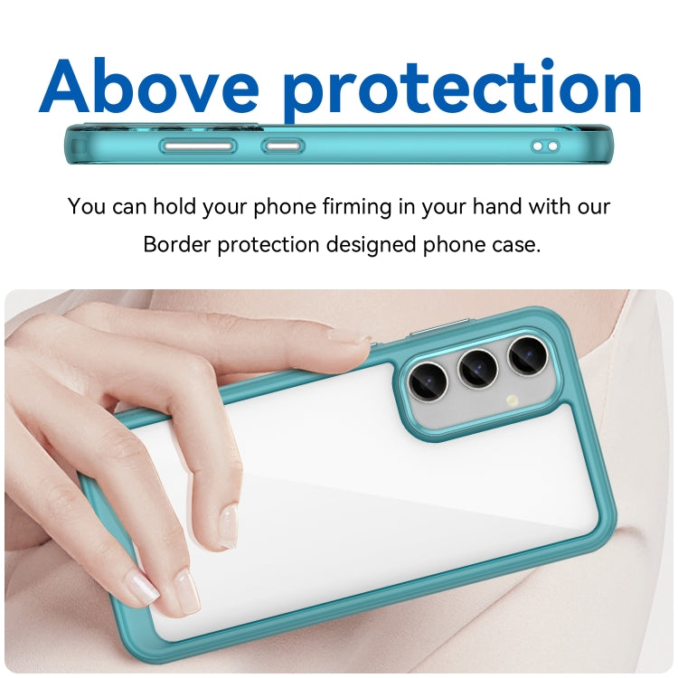 For Samsung Galaxy S23 FE Colorful Series Acrylic + TPU Phone Case