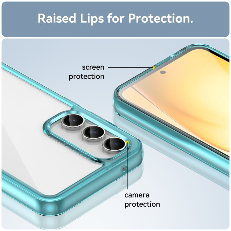For Samsung Galaxy S23 FE Colorful Series Acrylic + TPU Phone Case