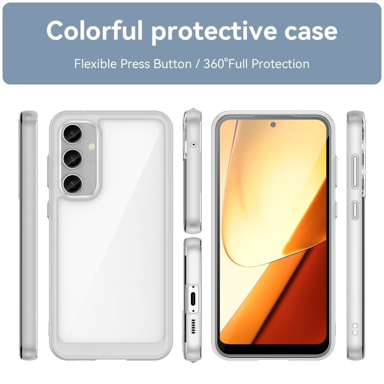 For Samsung Galaxy S23 FE Colorful Series Acrylic + TPU Phone Case