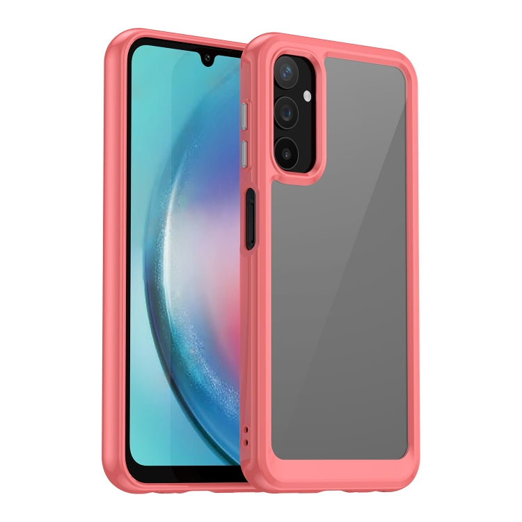 For Samsung Galaxy A25 5G Colorful Series Acrylic + TPU Phone Case