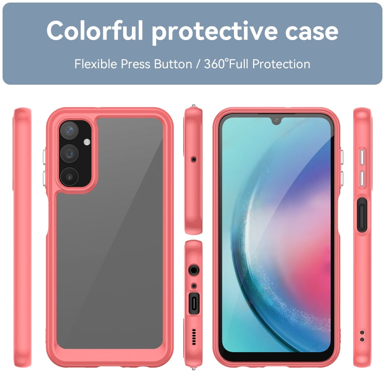 For Samsung Galaxy A25 5G Colorful Series Acrylic + TPU Phone Case