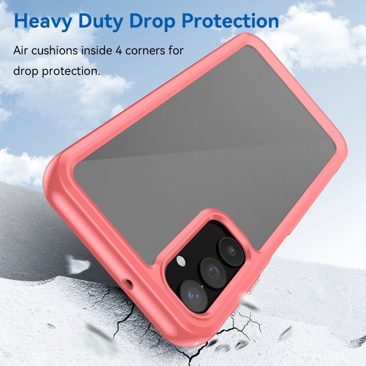 For Samsung Galaxy A25 5G Colorful Series Acrylic + TPU Phone Case