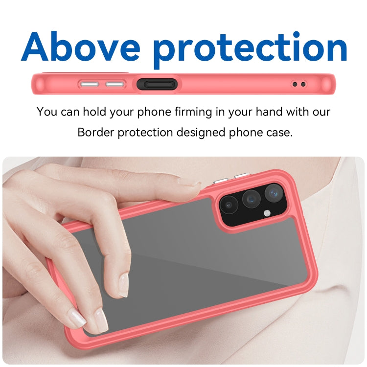 For Samsung Galaxy A25 5G Colorful Series Acrylic + TPU Phone Case
