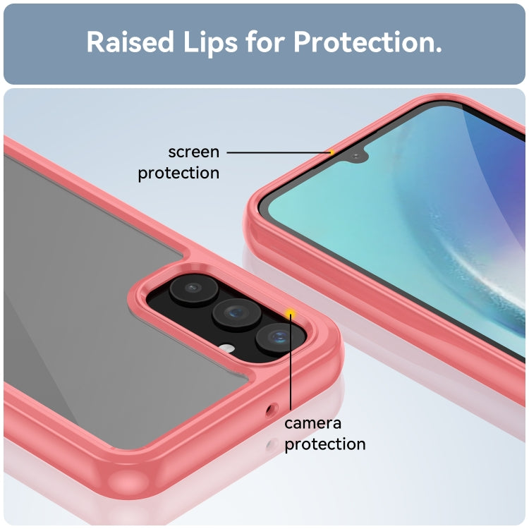 For Samsung Galaxy A25 5G Colorful Series Acrylic + TPU Phone Case