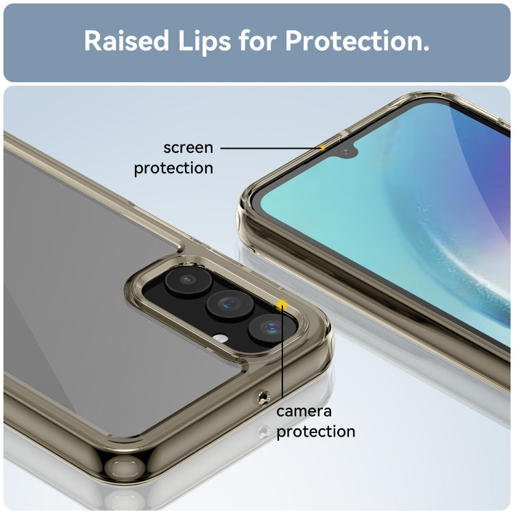 For Samsung Galaxy A25 5G Colorful Series Acrylic + TPU Phone Case