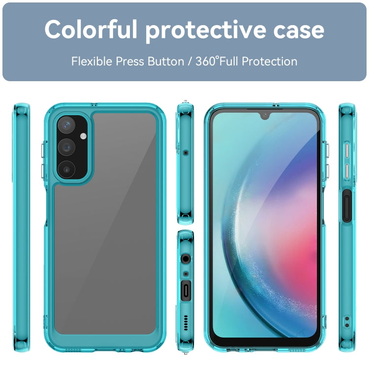 For Samsung Galaxy A25 5G Colorful Series Acrylic + TPU Phone Case