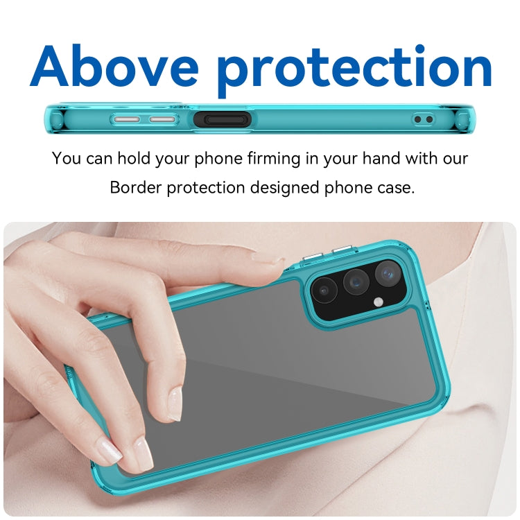 For Samsung Galaxy A25 5G Colorful Series Acrylic + TPU Phone Case
