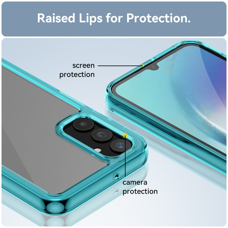 For Samsung Galaxy A25 5G Colorful Series Acrylic + TPU Phone Case