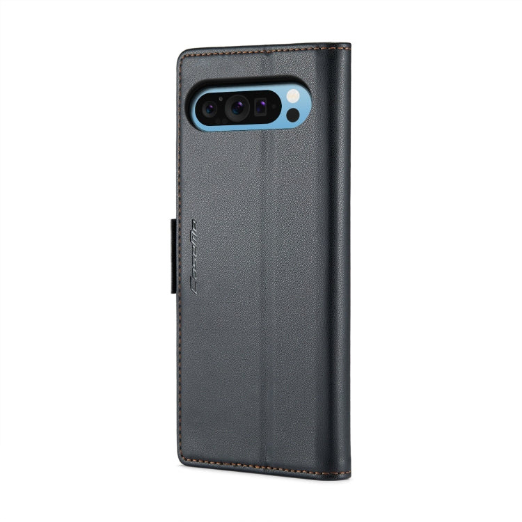For Google Pixel 10 Pro XL / 9 Pro XL CaseMe 023 Butterfly Buckle Litchi Texture RFID Anti-theft Leather Phone Case