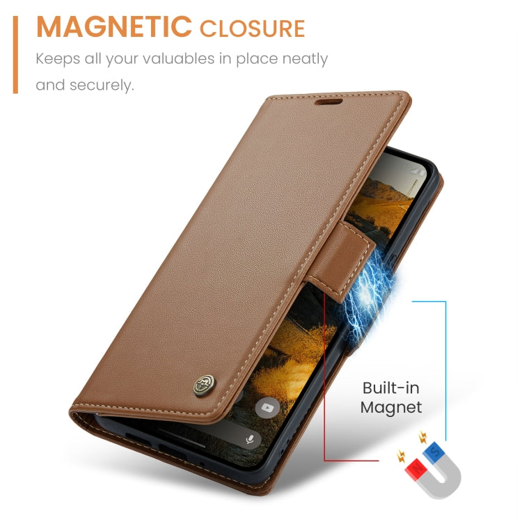 For Google Pixel 10 Pro XL / 9 Pro XL CaseMe 023 Butterfly Buckle Litchi Texture RFID Anti-theft Leather Phone Case