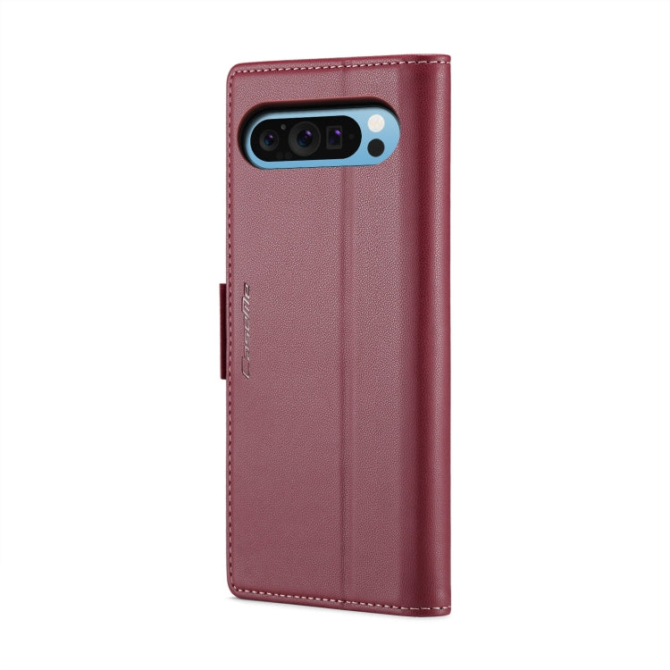 For Google Pixel 10 Pro XL / 9 Pro XL CaseMe 023 Butterfly Buckle Litchi Texture RFID Anti-theft Leather Phone Case