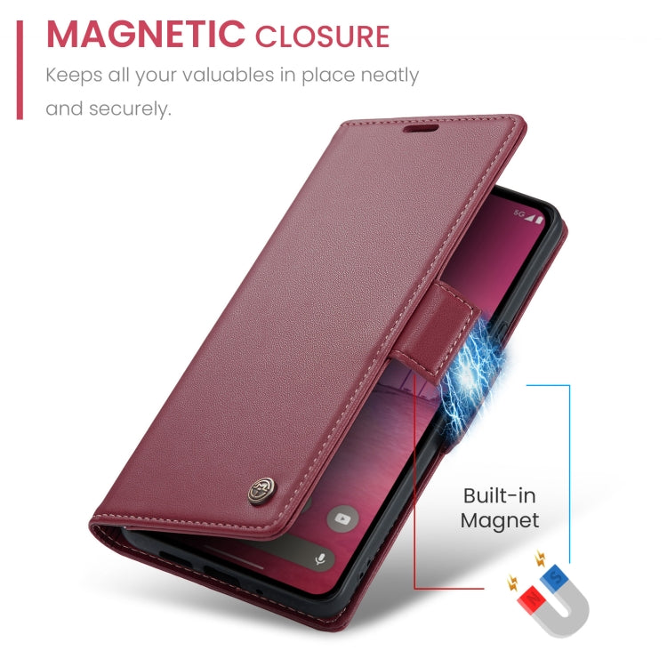 For Google Pixel 10 Pro XL / 9 Pro XL CaseMe 023 Butterfly Buckle Litchi Texture RFID Anti-theft Leather Phone Case
