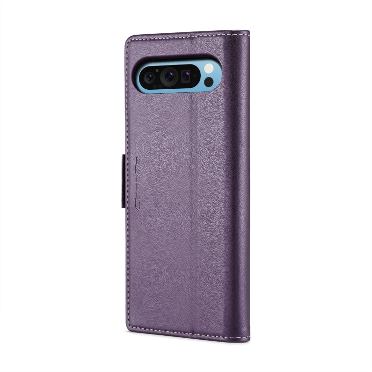 For Google Pixel 10 Pro XL / 9 Pro XL CaseMe 023 Butterfly Buckle Litchi Texture RFID Anti-theft Leather Phone Case