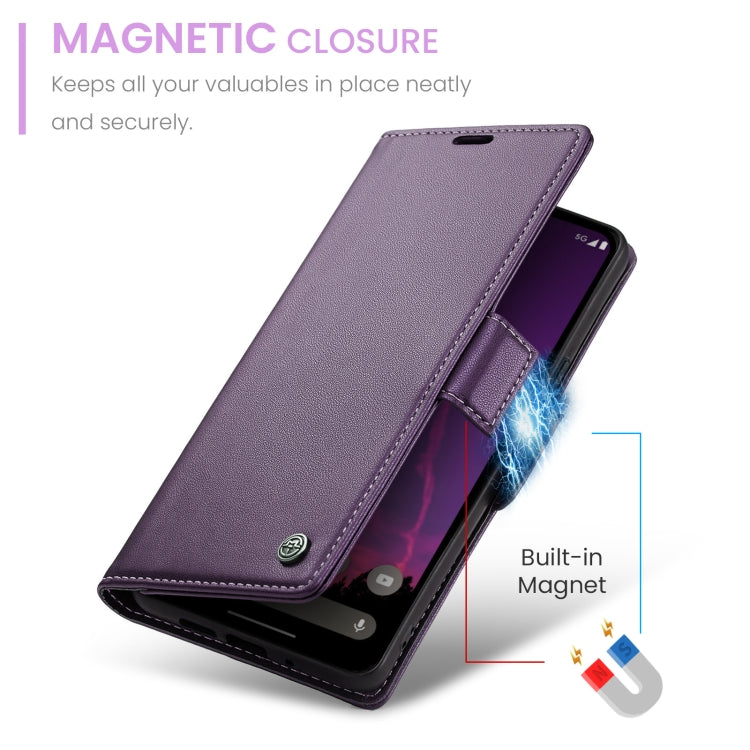 For Google Pixel 10 Pro XL / 9 Pro XL CaseMe 023 Butterfly Buckle Litchi Texture RFID Anti-theft Leather Phone Case